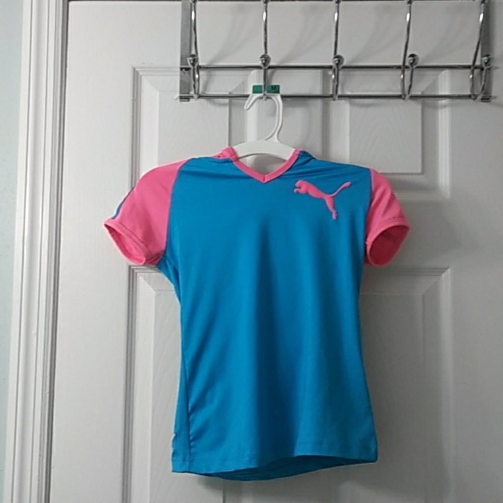 Girl's Puma Hooded Shirt